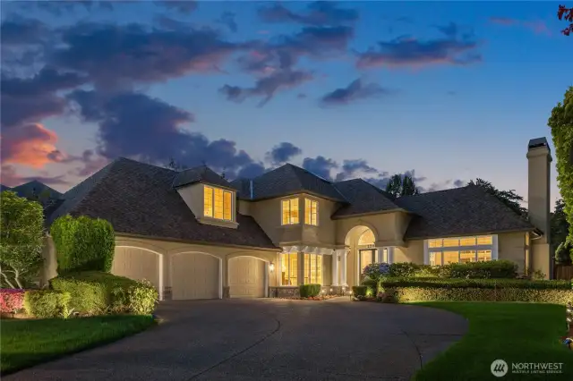 The home is a harmony of indoor and outdoor living in the beautiful Trossach community.