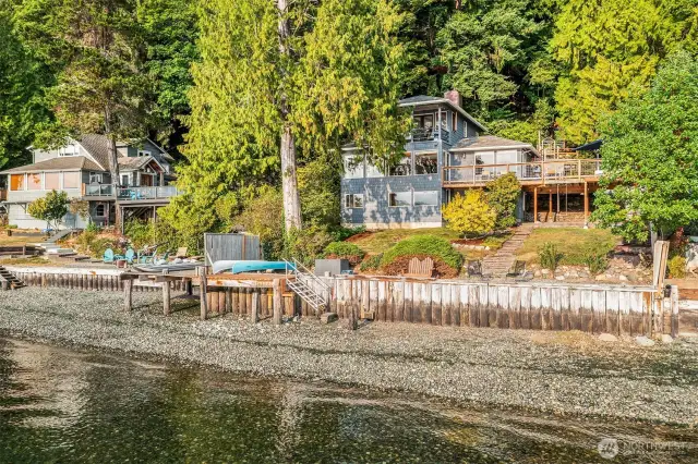 A beautiful waterfront home ideal for entertaining ,relaxing, or just watching the tide roll in.