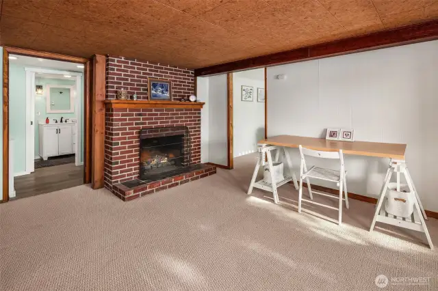 Lower level bonus room.