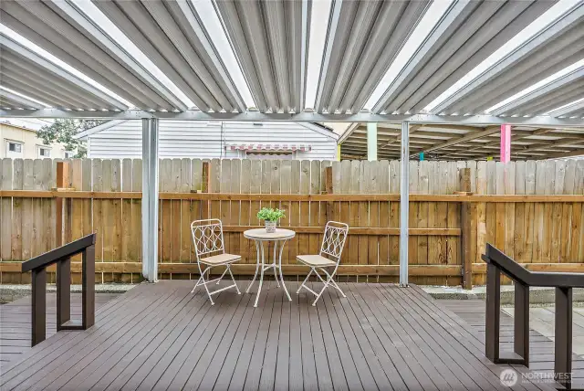 Covered back porch