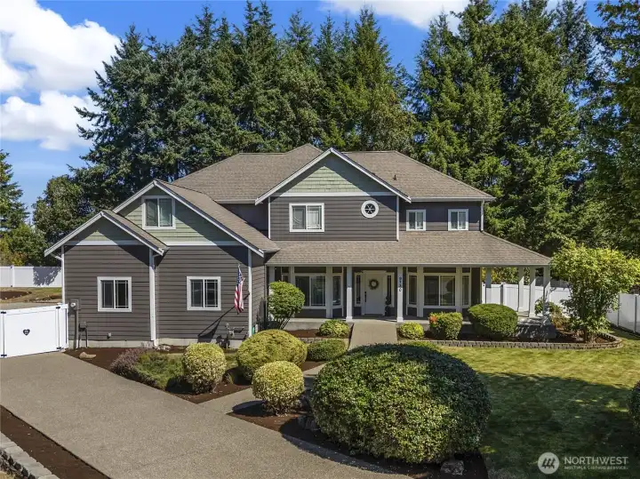 Step inside this exquisite custom-built home at 9730 Amanda Drive NE, Olympia!