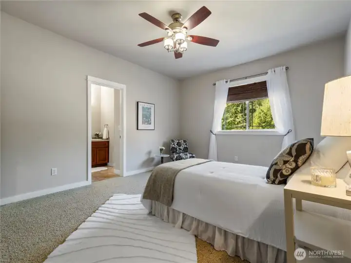 Bedroom 2 has it's own private ensuite.