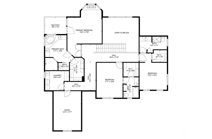Upper Level Floor Plan