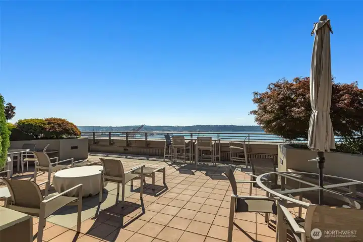 Soak up the views and the sun on top of the tower.