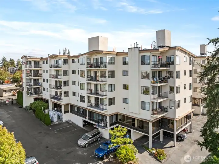 Gated & secure parking garage