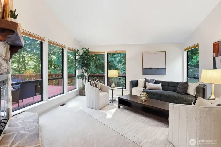 Plenty of windows to take in the view.