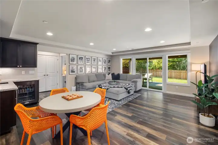 Rec Room in Basement