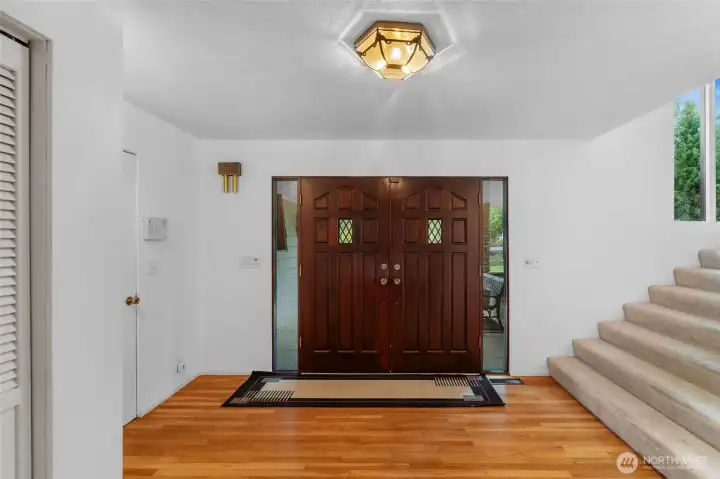 As you enter this home you will notice how light flows through the spaces.