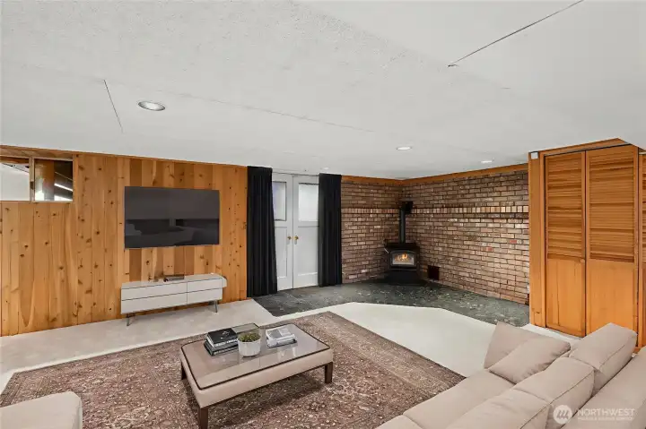 Family room from another view (Staged virtually)