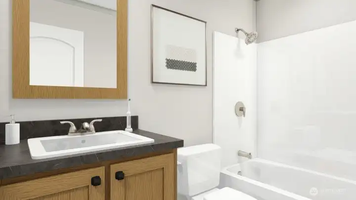 Full bathroom rendering.