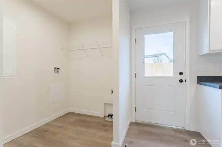 Mud room.