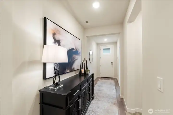 Hall Entry looking back at front door