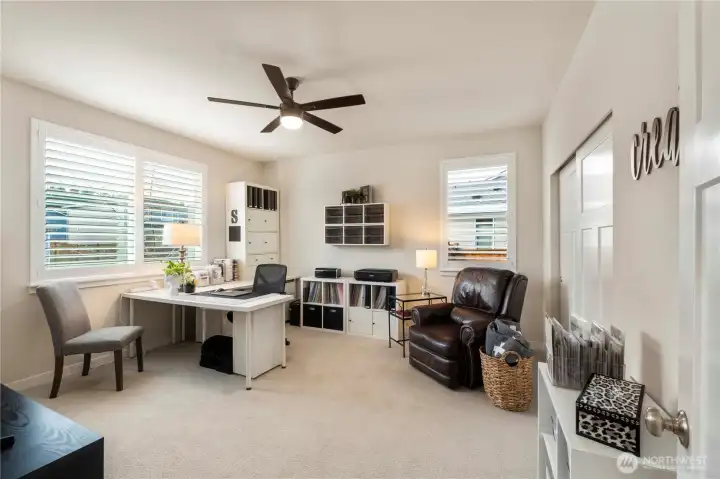 Versatile guest bedroom #3 or home office space or craft room & Flex space