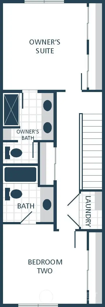 Photographs are for illustrative purposes only. Features, finishes, interior/exterior colors, landscaping and floorplan shown may vary from actual homes built