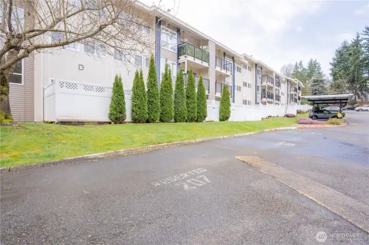 Two tandem Parking spaces