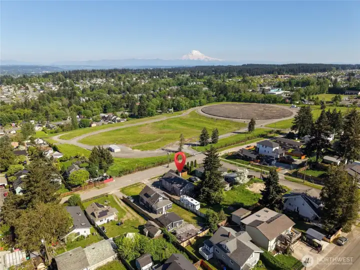 Custom home with territorial & Mt Rainier Views!