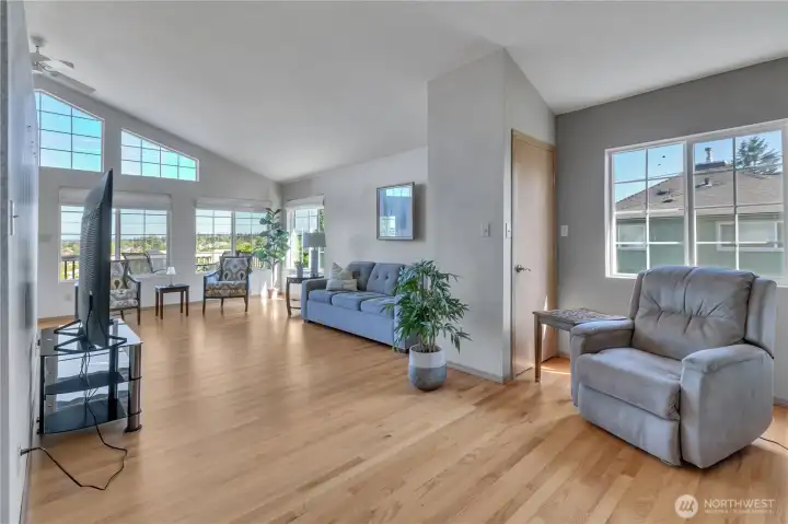 Another view of the spacious Great Room style living area.