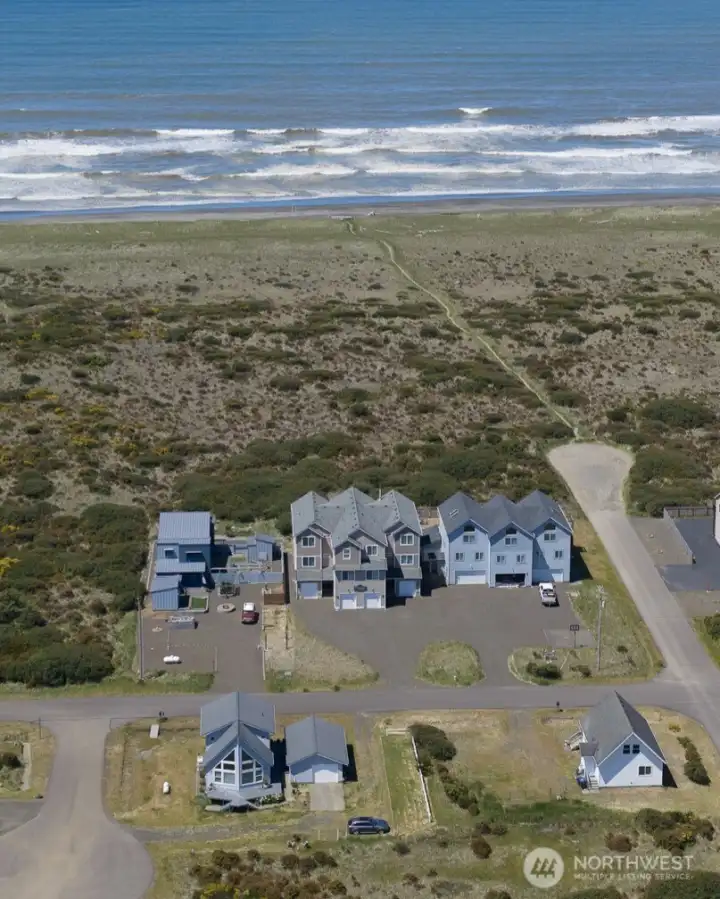 Beautiful ocean front property right by Marine View Drive beach access trail.