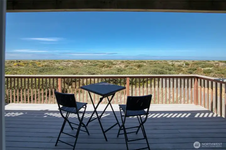 Enjoy summer days and ocean breezes from your spacious deck.
