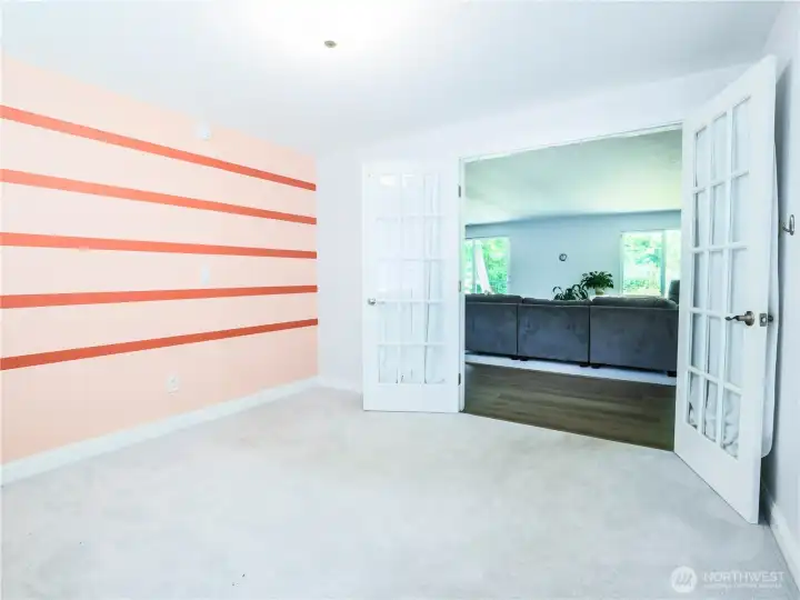 Office looking into the living room