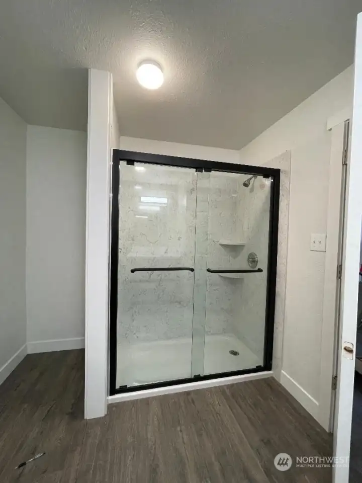 Bath room in the master bedroom