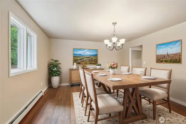 Formal Dining- Virtually Staged