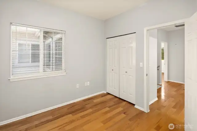 Second bedroom on the upper floor.