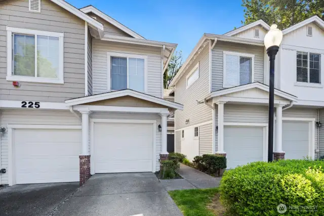 Unit #E on the right as you enter the private pathway.
