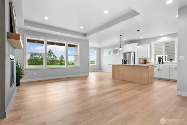 This home has a lot of windows for natural light.