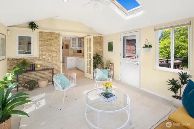 More sunroom - so much space.