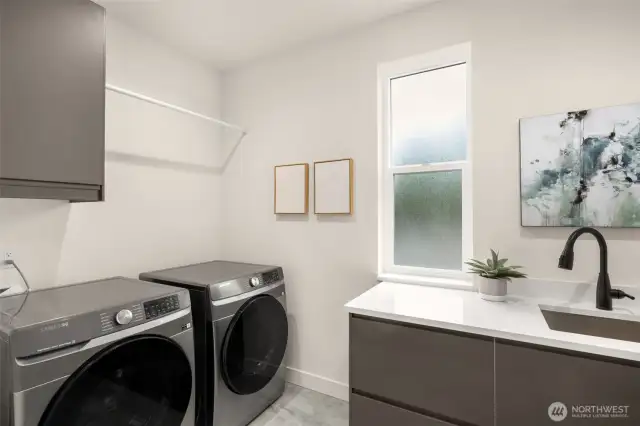 Laundry room. Washer Dryer included