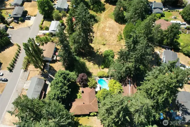 View is looking West