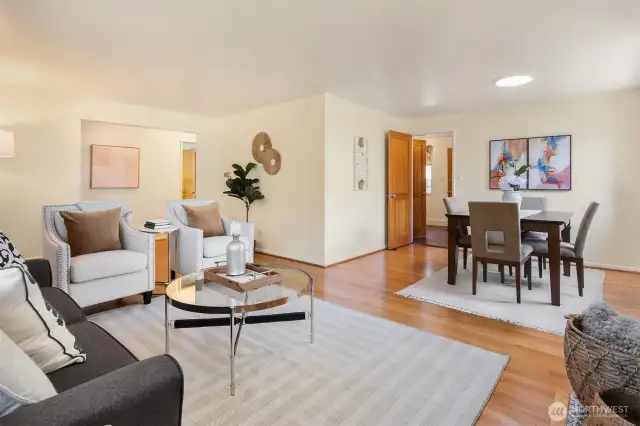 Living Room & Dining Room
