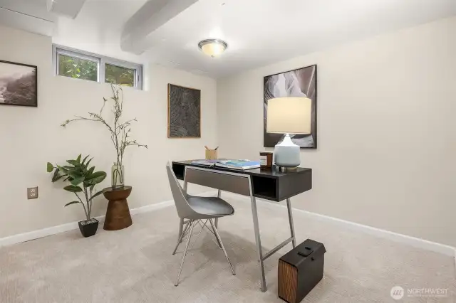 Bedroom 3 Staged as an Office- Lower Level