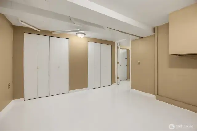 Storage Space on Lower Level