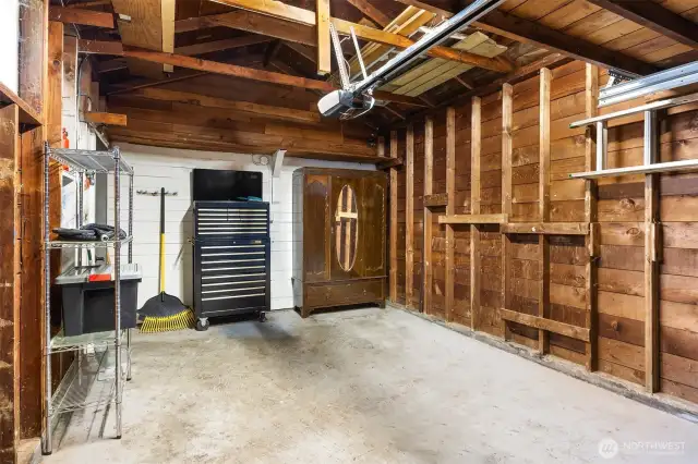 Attached garage