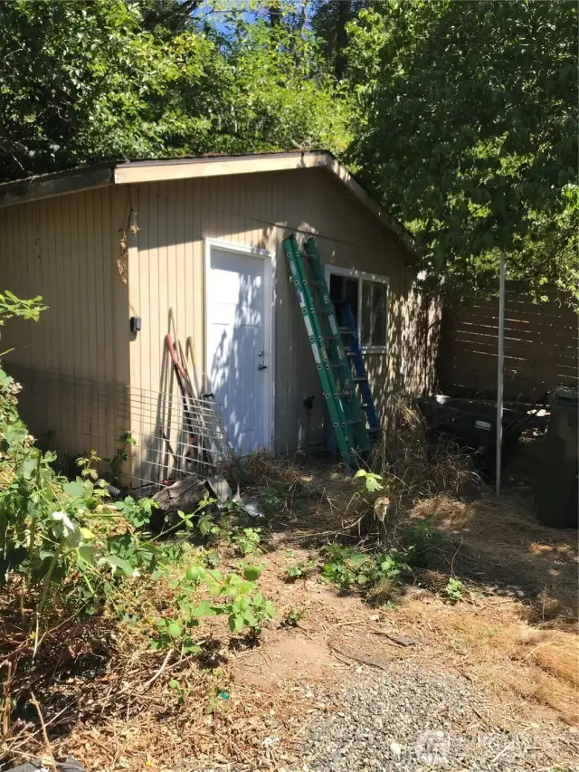 Generous utitity shed