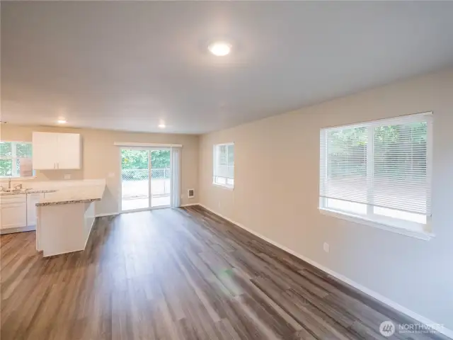 slider to backyard