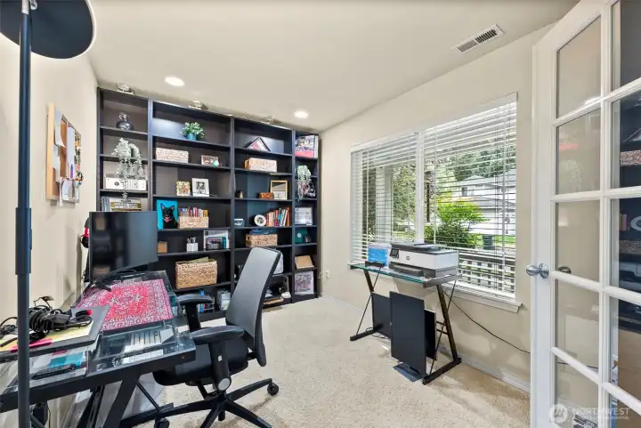 Spacious den or office on main