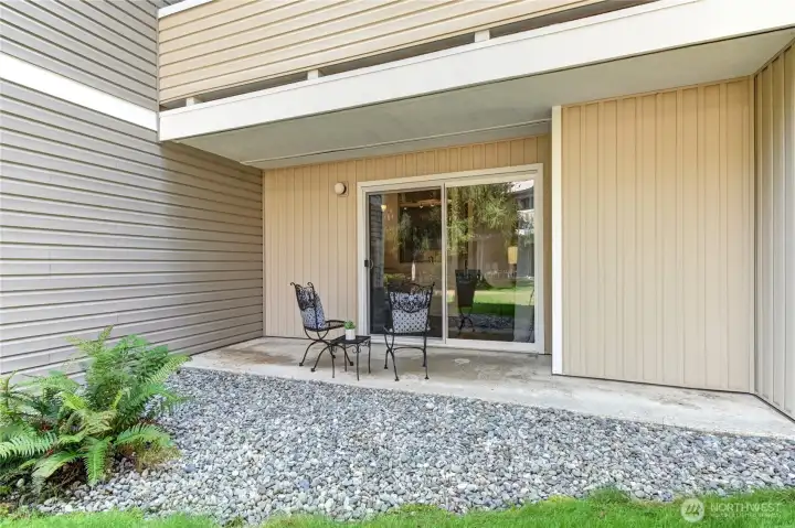 Private patio