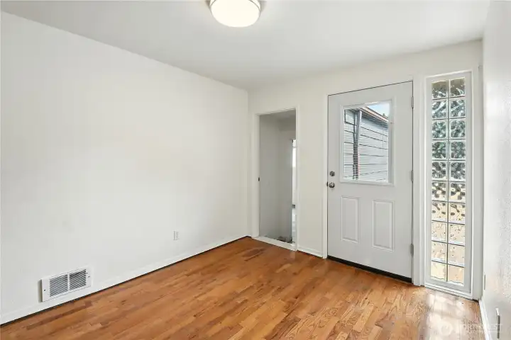Bedroom two with outside exit