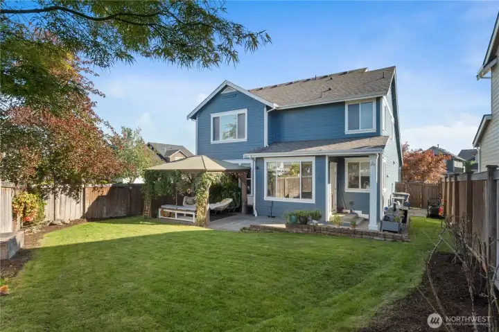View of YOUR fully fenced backyard!