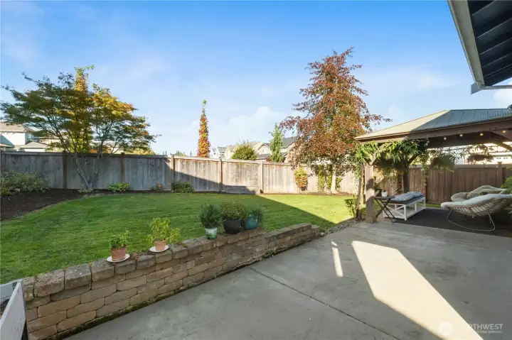 Another view of the Patio/Backyard!