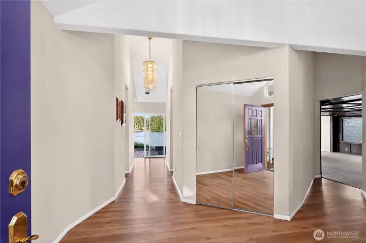 Front entrance to house