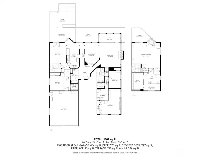 All floors with 3265 sq ft.