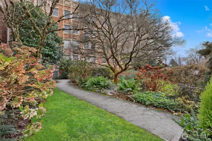 Imagine the blooms and fragrance come springtime of the native plants carefully curated around this historic parcel.