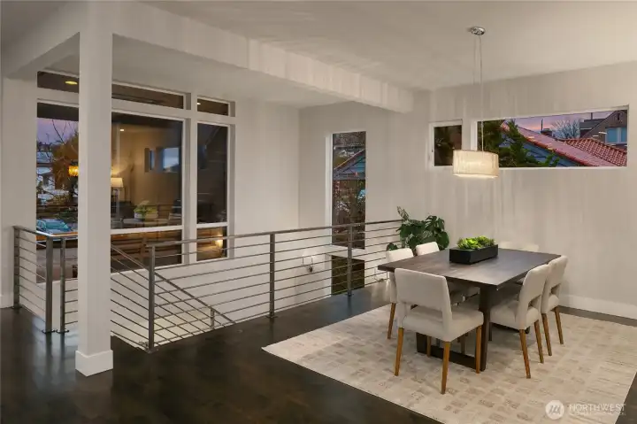 Upper Floor: Great Room/Dining Area