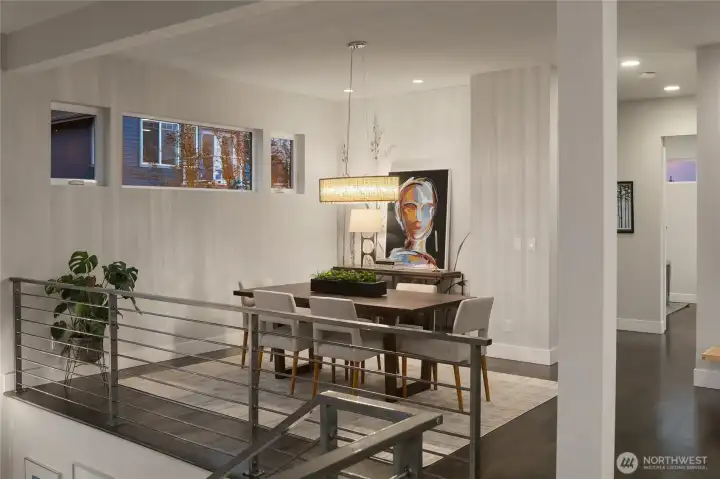 Upper Floor: Great Room/Dining Area