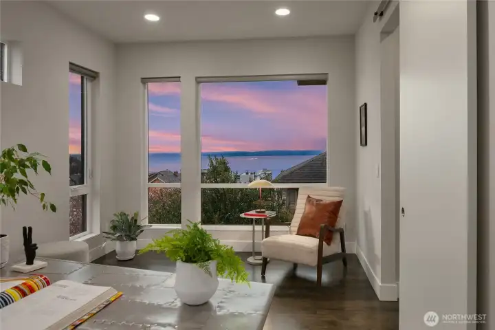 Upper Floor: Office View