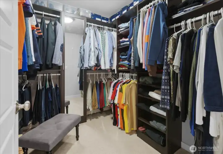 And off the primary bathroom you get a another walk-in closet!